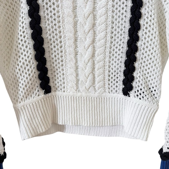 rag & bone Celina Cotton Crew in White Size XXS - Picture 8 of 14